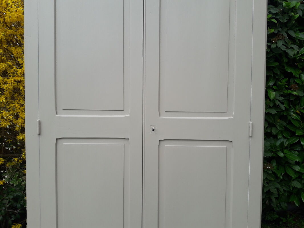Wardrobe, early XX°, painted, wardrobe