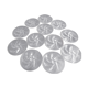 Set of 12 vintage 70s Arcoroc oyster plates