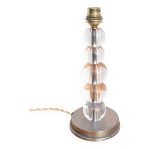 Lampe boules en verre