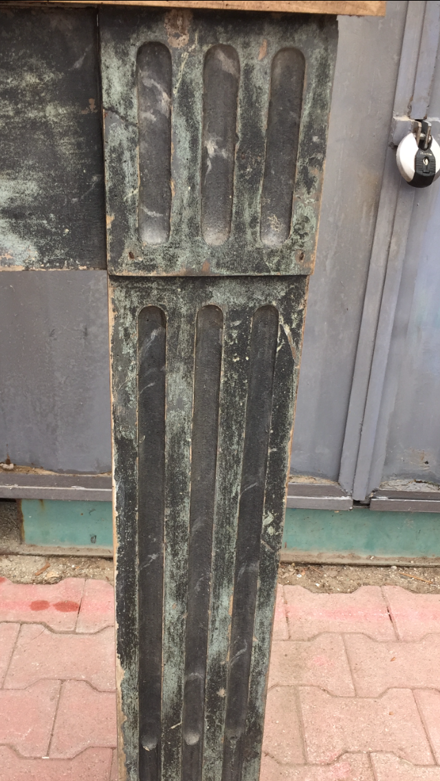 Old fireplace mantle