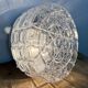 Vintage Glass Wall or Ceiling Light, 1970s