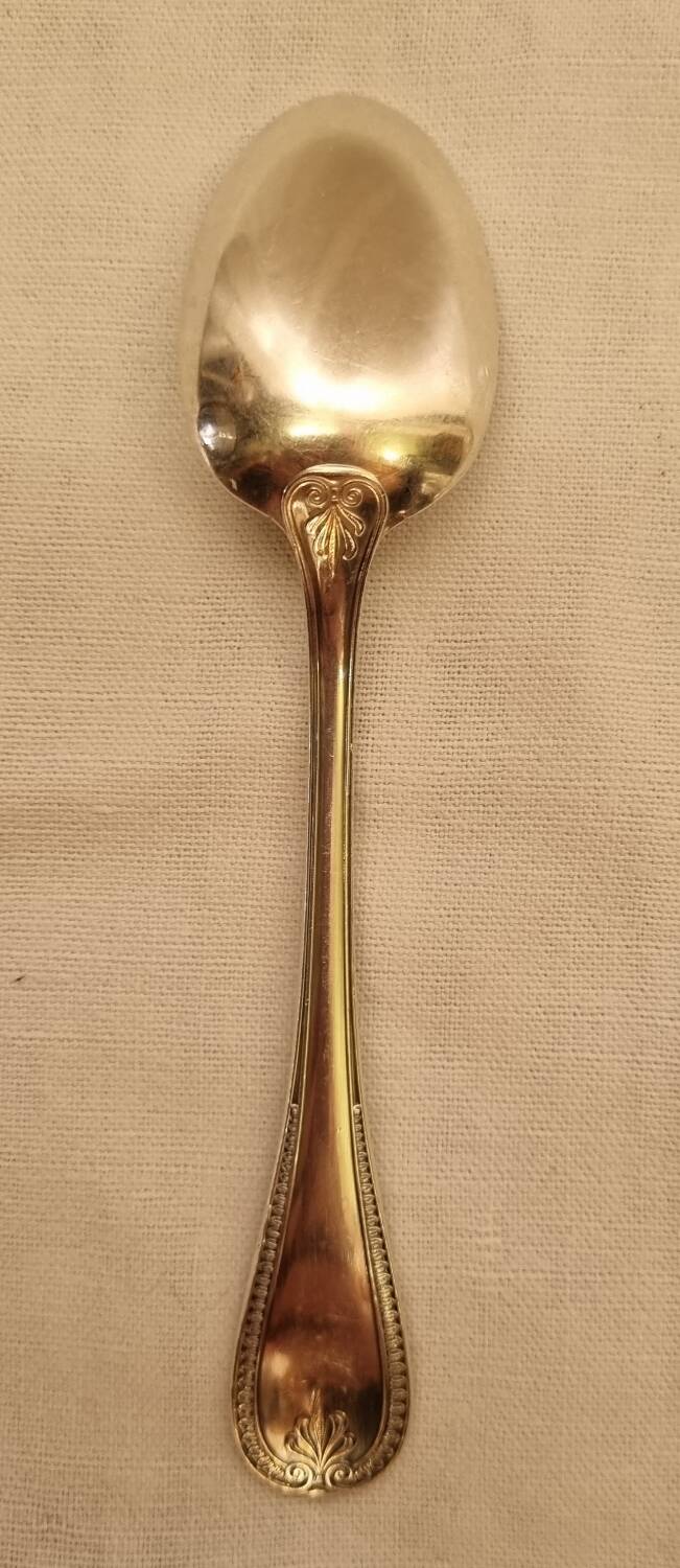 10 Christofle pearl model spoons