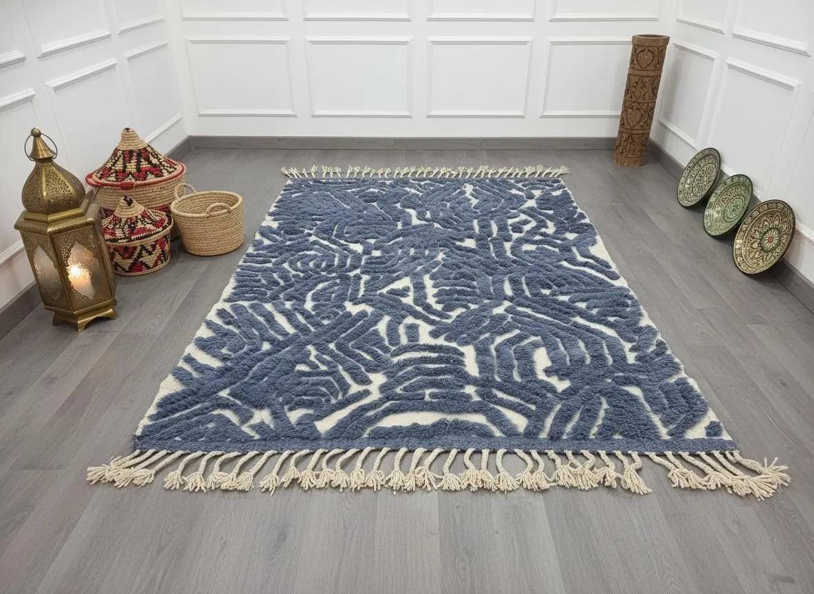 Handmade Berber rug Morocco 3 x 2 m