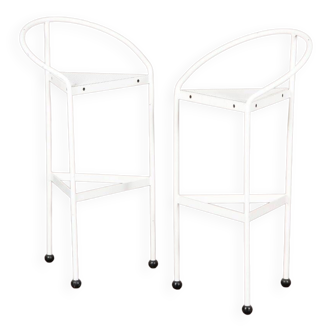 Pair of Bermudas stools by Carlos Miret for Amat, circa 1983