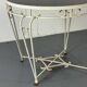 Side table in iron and glass in French Regency style, 1950s.
