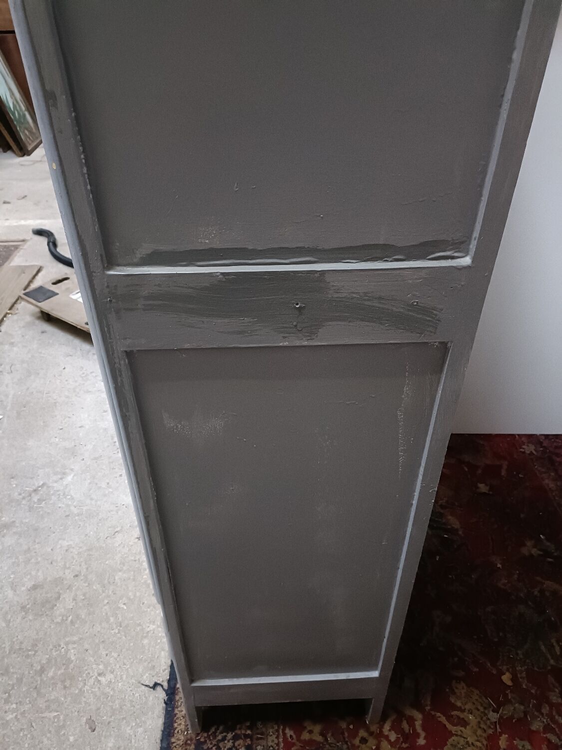 Armoire parisienne grise années 50