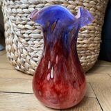 Vase de Murano vintage avec incrustation d’or