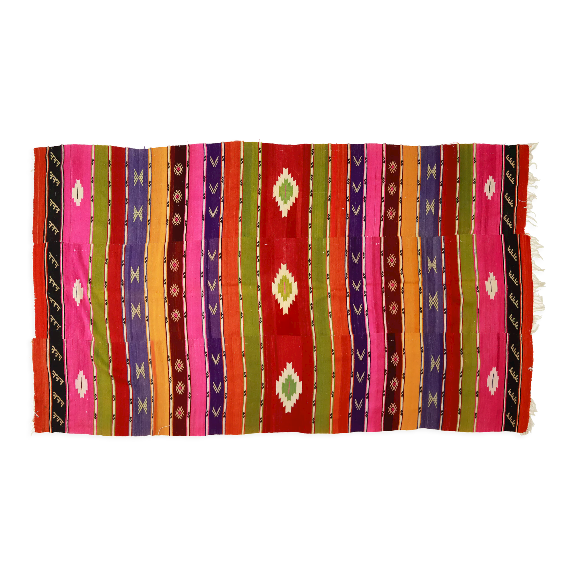 Anatolian handmade kilim rug 286 cm x 167 cm