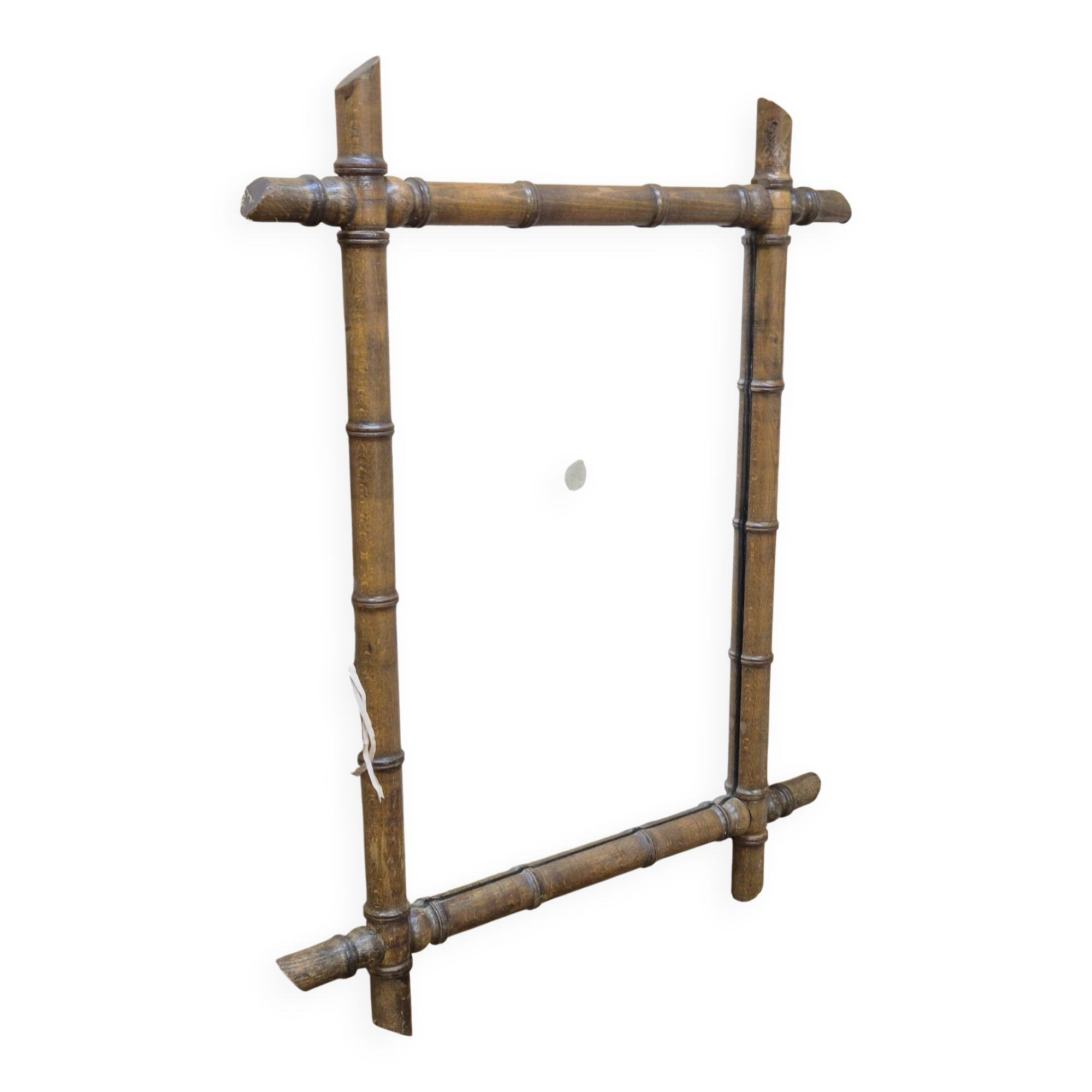 Old wooden mirror