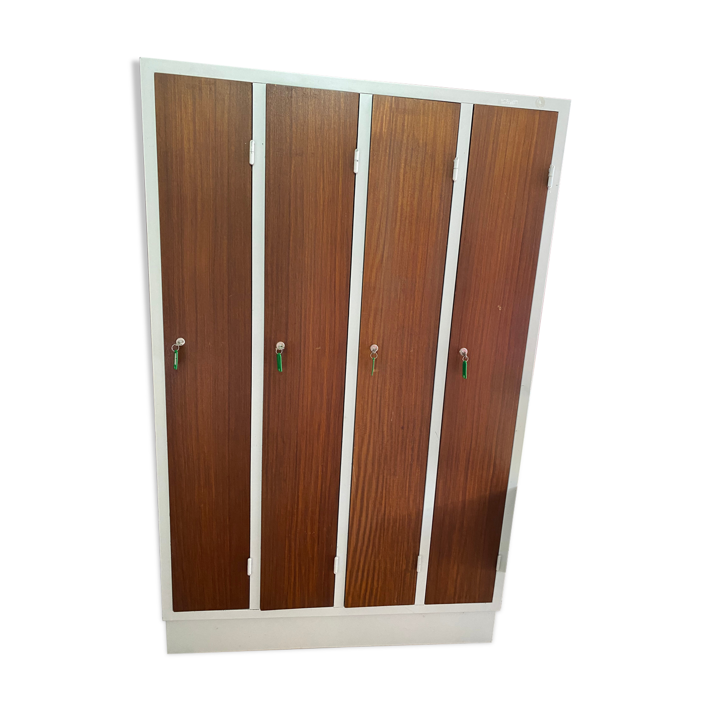 Casiers industriels en teck mi-siècle modernes