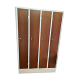 Casiers industriels en teck mi-siècle modernes