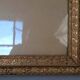 Old frame Art Nouveau décor wood stucco 51x41 foliage 40x30 cm