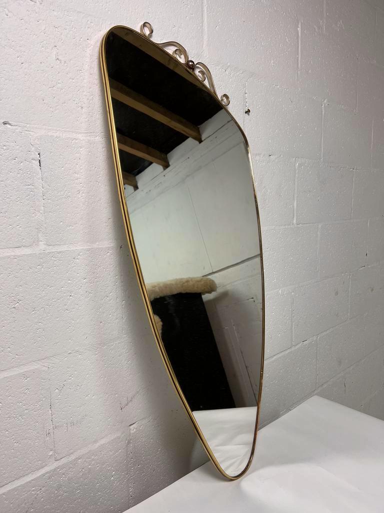 Vintage rockabilly mirror