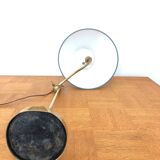 Lampe de bureau en laiton patiné, 19ème siècle