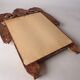 Hand carved wooden mirror