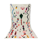 Tapis berbère coloré 254 x 135 cm