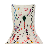 Colorful berber carpet 254 x 135 cm