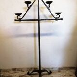 Candélabre en fer forgé