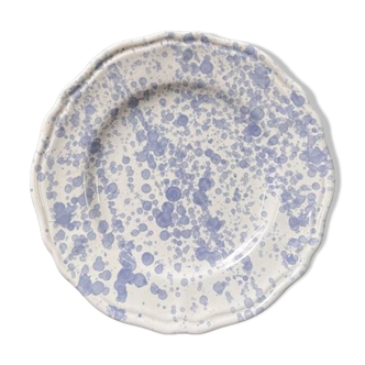 Sky blue dots plate 25cm