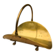 Brass log basket, claw feet, 1960s