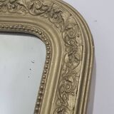 Miroir Doré Style Ancien / Louis Philippe - Arrière Rond