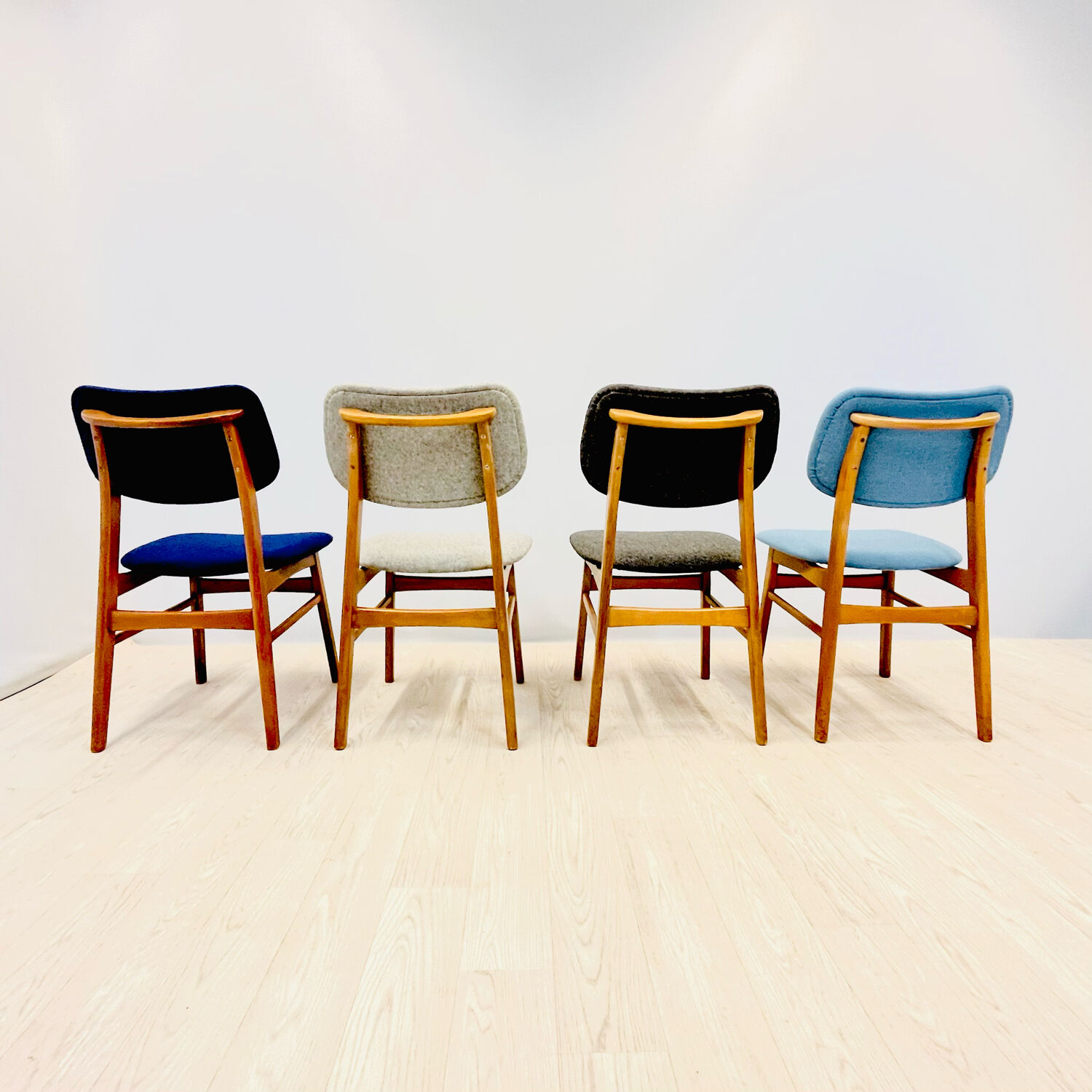 Set of four dining chairs