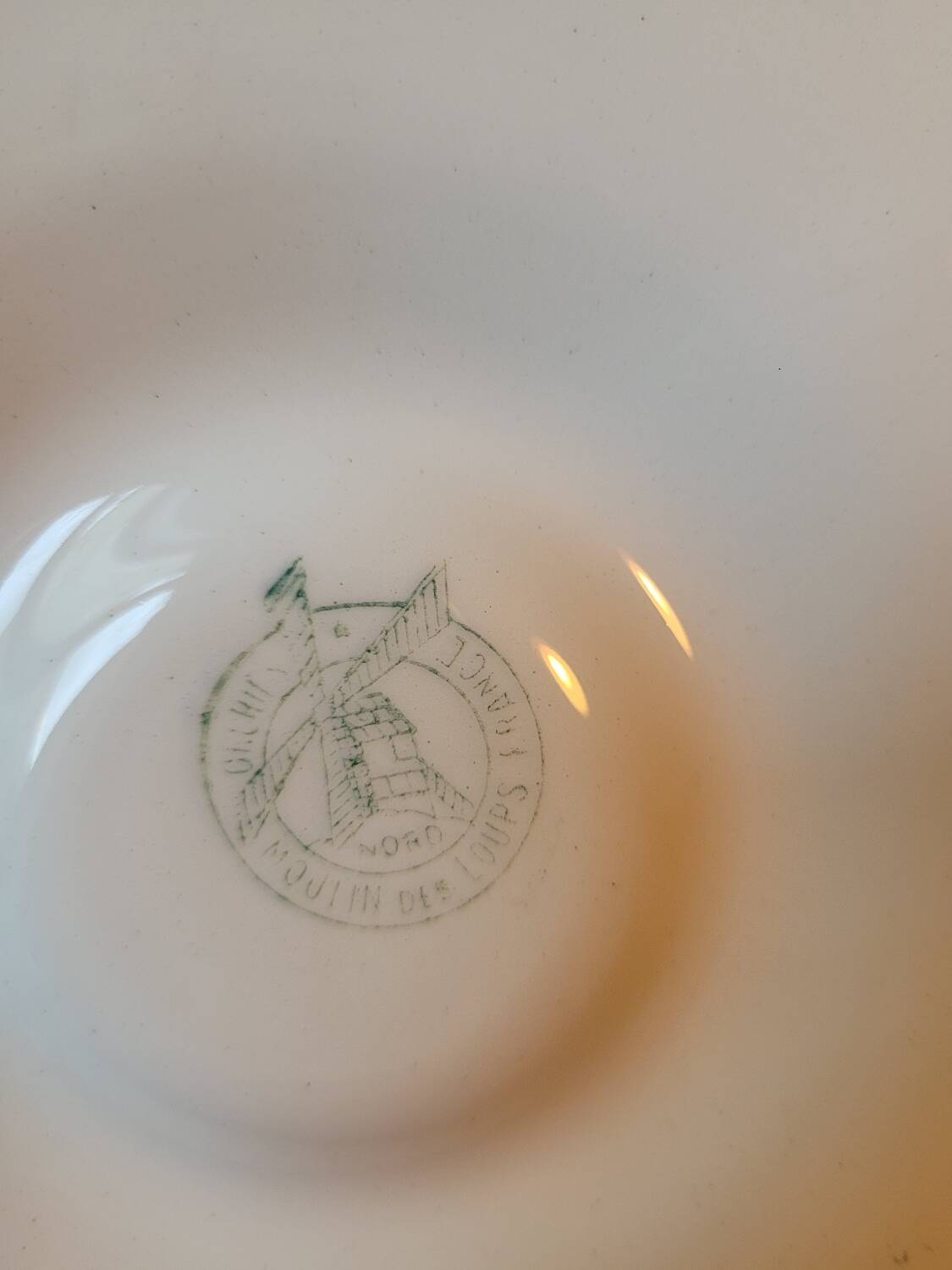 5 Orchies Moulin des Loups oyster plates