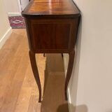 Narrow Louis Philippe walnut desk