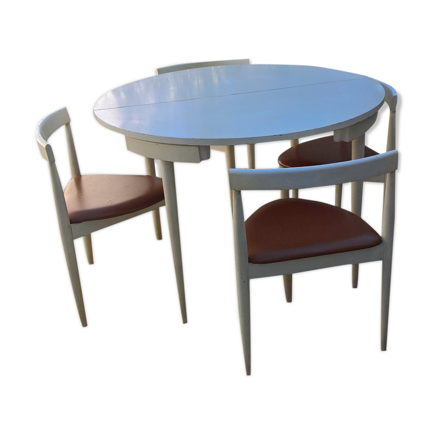 Hans Olsen dining set for Frem Rojle Denmark 1960