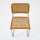 Set of 6 B32 style dining chairs by Marcel Breuer.