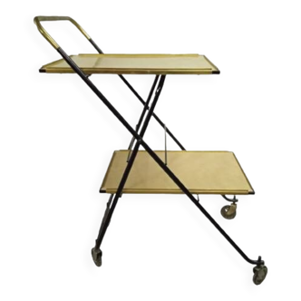 Vintage folding trolley Soubrette circa 50