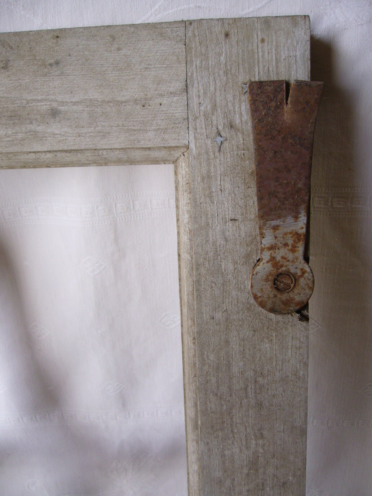 Old rectangular wooden window