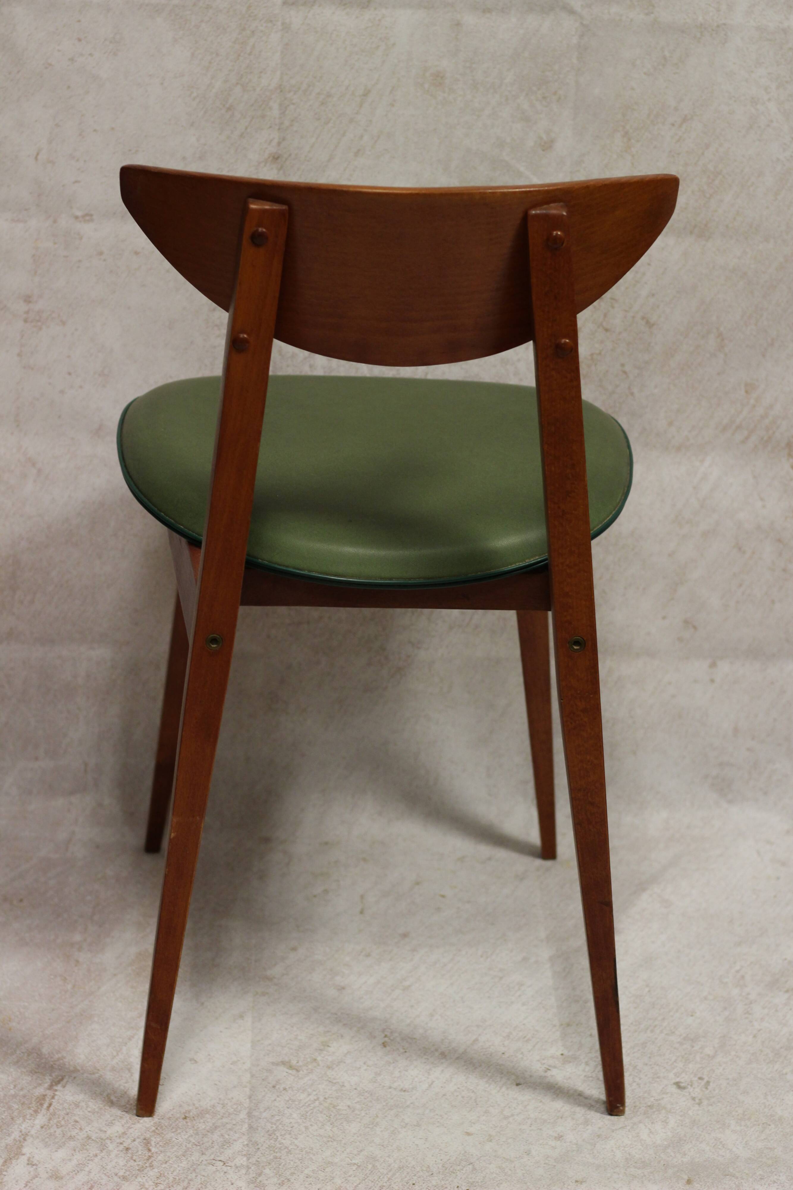 Green skai unicorn chair