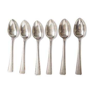 Set of 6 tablespoons silver