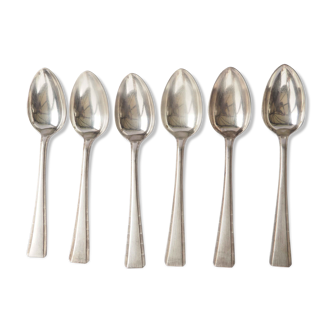 Set of 6 tablespoons silver