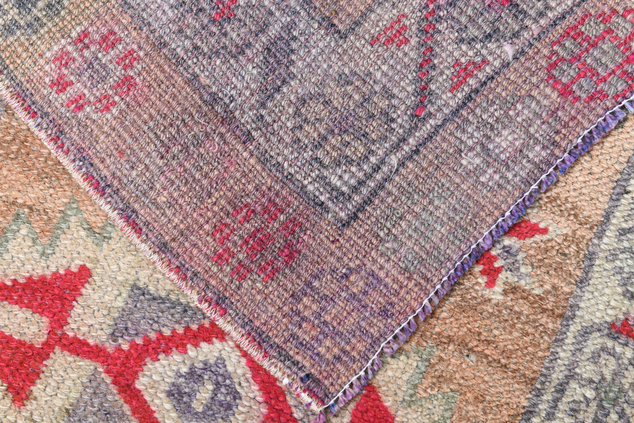 3x10 Turkish vintage runner rug, 80x292cm