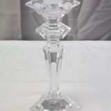 Large “bohemic crystal” candle holder