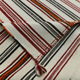 5x9 modern striped hemp rug, 148x269cm