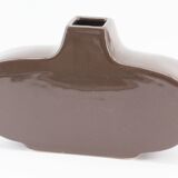 Vase céramique marron
