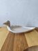 Vintage foie gras dish - duck - white ceramic
