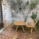 Vintage rattan lounge
