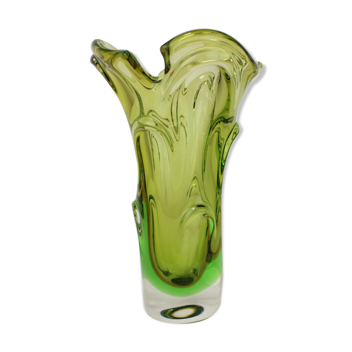 Mid-Century Glass Vase Designed by Josef Hospodka, 1960's
