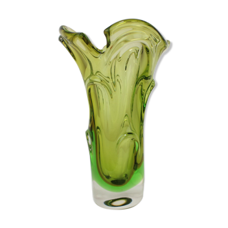 Mid-Century Glass Vase Designed by Josef Hospodka, 1960's