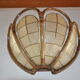 Wall light mother-of-pearl and bamboo flower shape