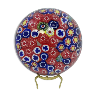 XXL paper press Murano Millefiori diameter 10 cm