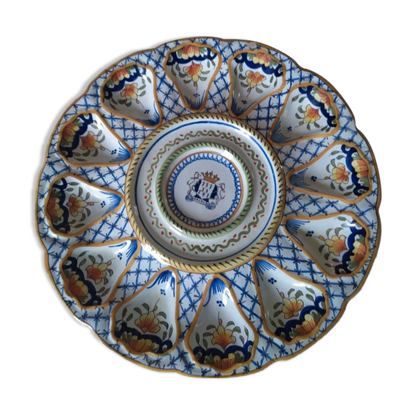 Desvres oyster serving plate