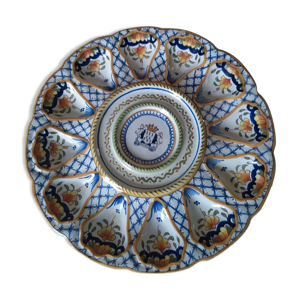 Assiette de service à huîtres
