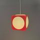 Vintage Poker Dice pendant lamp by Hoyrup Lighting, 1976, Denmark.