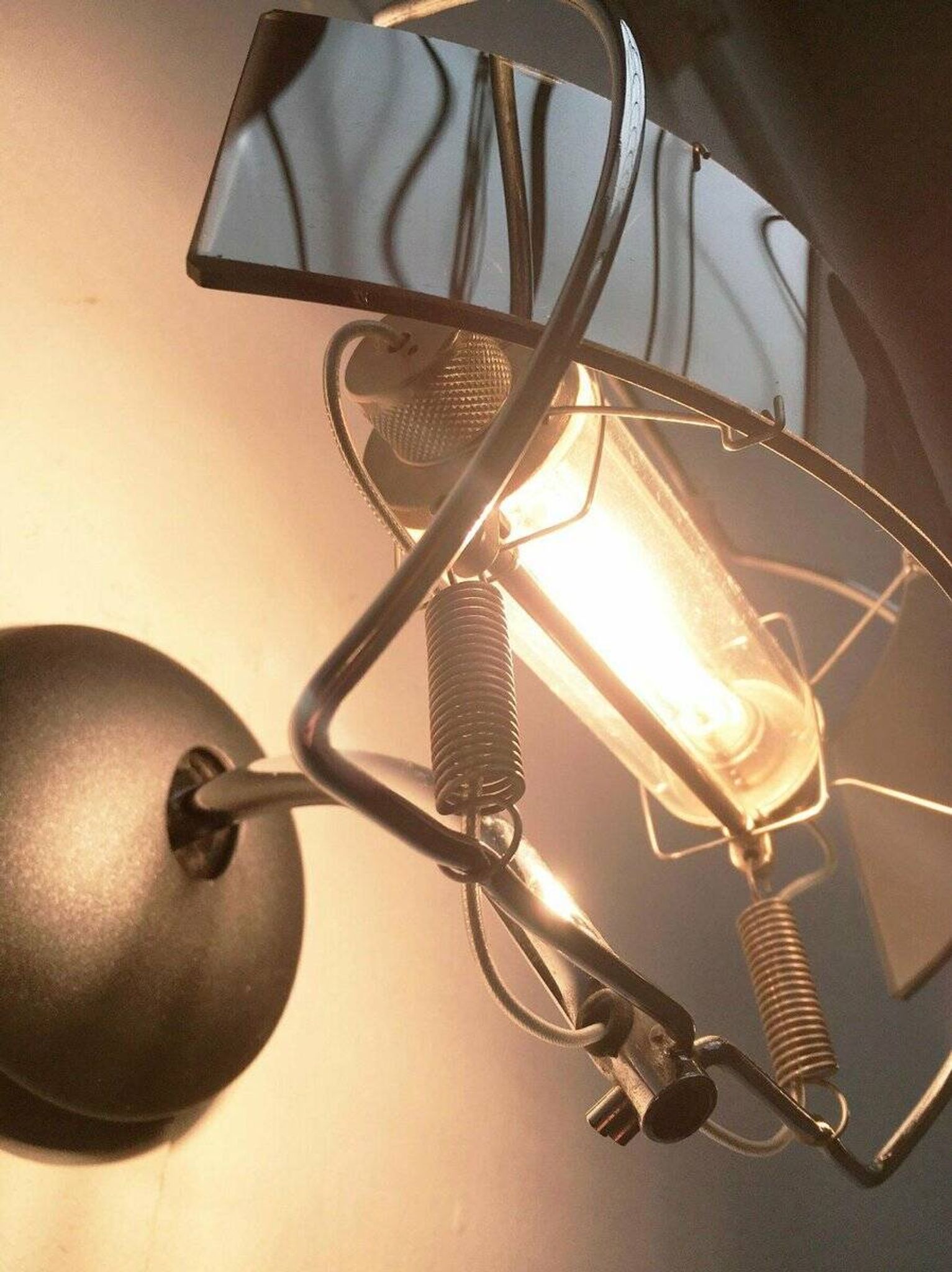 Postmodern wall lamp Warrior by Emanuele Ricci for Sidecar Artemide, 1980s.