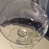 2 large ice cream bowls, dessert or otherwise, in crystal from the 1920s.